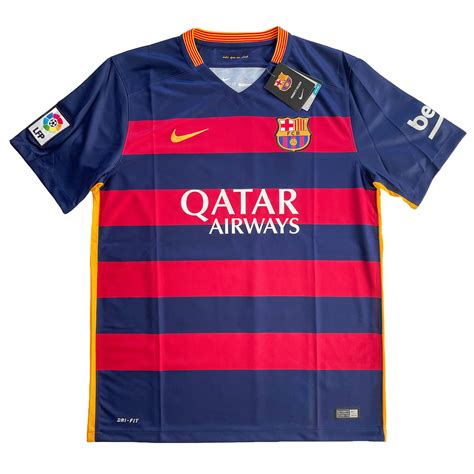 2015-2016 FC Barcelona home shirt (XL) – Football and Shirts