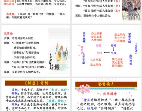 李商隐诗两首优秀实用ppt 赞芽ppt