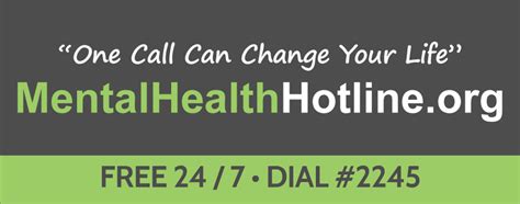 Mental Health Hotline Billboards Around The Nation Mental Health Hotline