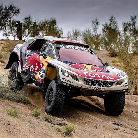 Peugeot Dkr Maxi Despres Vence O Silk Rally Piloto Franc S