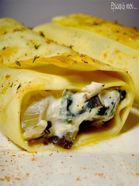 Cannelloni Aux Blettes La Ricotta Au Thym Pices Moi Cuisson