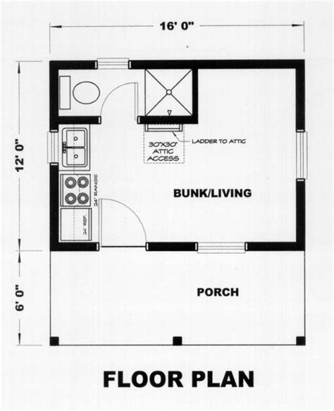 X Cabin Floor Plans