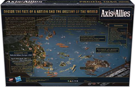 Hasbro Gaming Avalon Hill Axis Allies Pacific Segunda Edi O