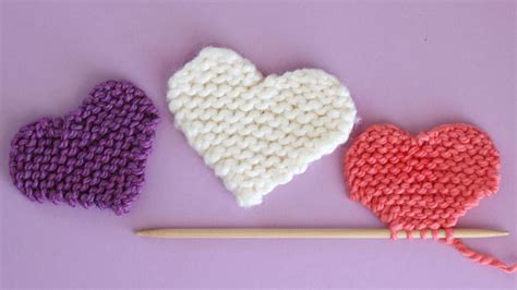 Easy Knitted Heart Pattern Knitted Heart Pattern Knitted Heart Loom