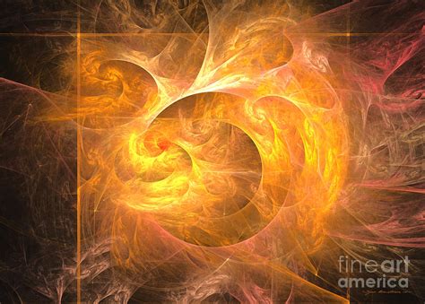 Eternal Flame Abstract Digital Art Digital Art By Sipo Liimatainen