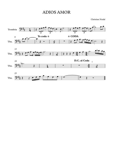 Adios Amor Partitura Completa Pdf