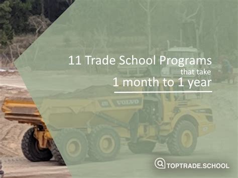 Fast Trade School Programs Top Trade School