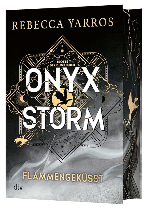 Onyx Storm Flammengeküsst Roman Deluxe Ausgabe mit atemberaubendem