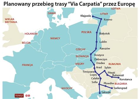 Budowa trasy Via Carpatia inwestycje drogowe w Europie zdjęcie