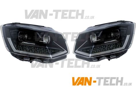 VW Transporter T6 LED DRL Light Bar Headlights Coming Soon To Van Tech