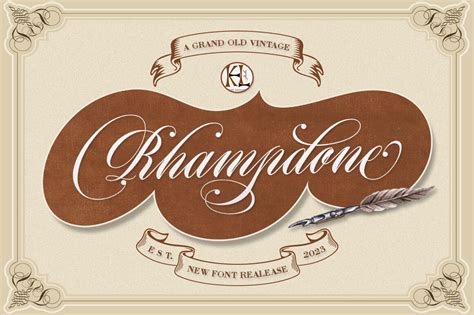 Rhampdone Font By Hkl Studio · Creative Fabrica