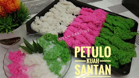 JAJANAN PASAR PETULO KUAH SANTAN YouTube