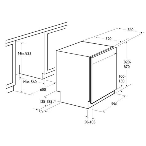 Lave Vaisselle Totalement Encastrable FOCUS 12 COUVERTS Kamoun Home