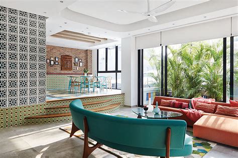 Bold Colours And Prints In This Peranakan Inspired Home Home And Decor Singapore