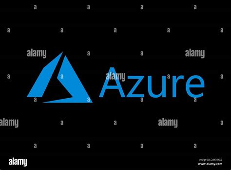 Microsoft Azure, Logo, Black background Stock Photo - Alamy