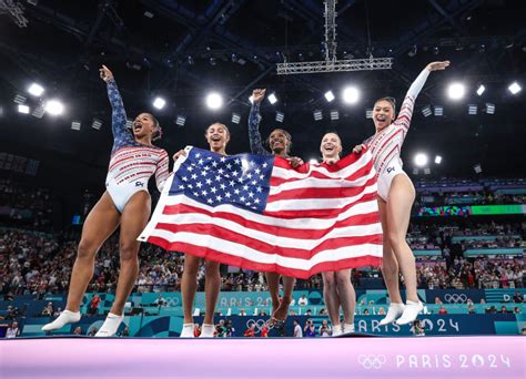 Team Usa Gymnastics Earns Gold In Olympic Womens Team Final Highlights