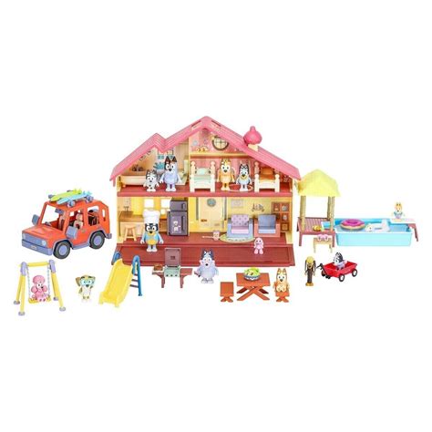 Bluey Ultimate Mega Set, 11" Tall Bluey's House Playset – Homesmartcamera