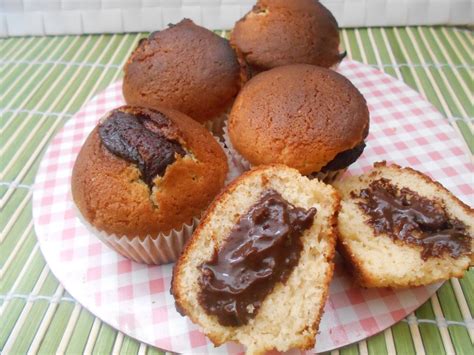 475receta MUFFINS CLÁSICOS RELLENOS DE CHOCOLATE MAYTE EN LA COCINA