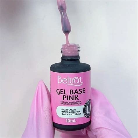 Promo O Gel Capa Base P Blindagem Pink Nude Beltrat Frete Gr Tis