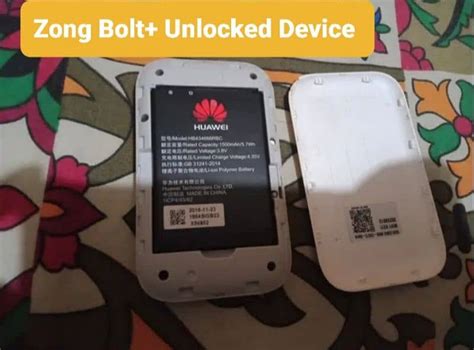 Zong Unlocked Bolt 4g Internet Device Full Box Warranty 9 Months