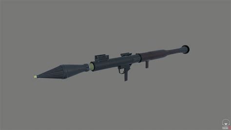 RPG Rocket Launcher High Detail 3D model | CGTrader