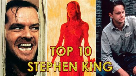 ¡top 10 Peliculas Basadas En Libros De Stephen King Edu Rocha Wow Que Pasa Youtube