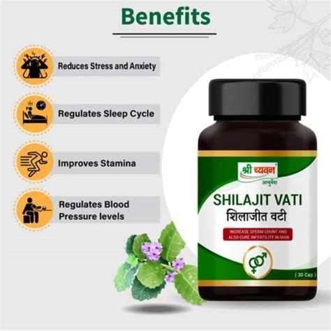 Shri Chyawan Ayurveda Shilajit Vati Tablet Uses Price Dosage Side