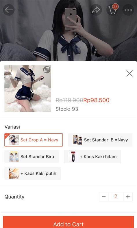 Lingerie Anime Jepang Seragam Sekolah Cosplay Fesyen Wanita Pakaian Wanita Gaun Rok Di