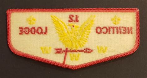 VINTAGE BSA OA FLAP PATCH NENTICO LODGE 12 EBay