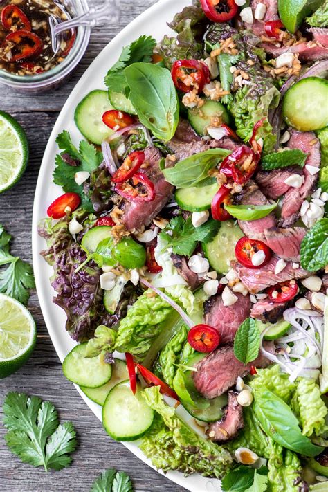 Thai Beef Salad Recipe Heyfood — Meal Planning App