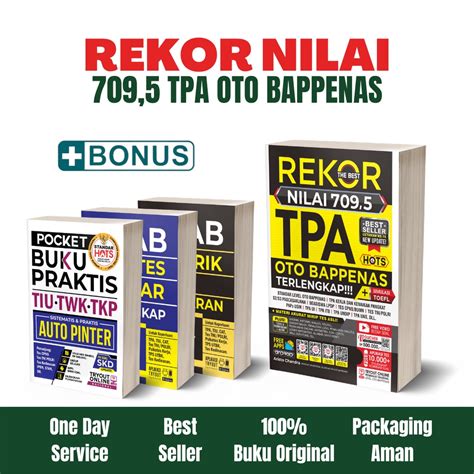 Jual Original Rekor Nilai Tpa Versi Oto Bappenas Bidik Tpa