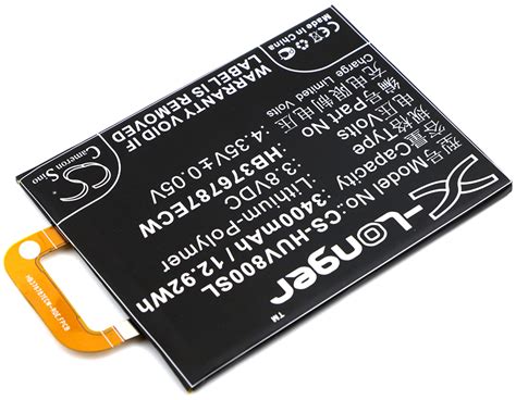 Li Polymer Battery For Huawei Knt Al Knt Tl Knt Ul V Mah