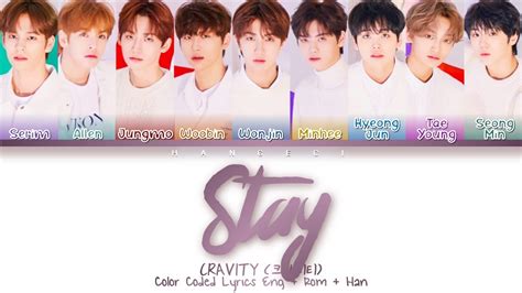 CRAVITY 크래비티 Stay 낯섦 Color Coded Lyrics Eng Rom Han 가사 YouTube