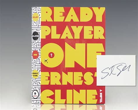 Ready Player One By Cline Ernest Steven Spielberg Signed By