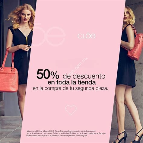 En Cloe Segunda Prenda A Mitad De Precio En Toda La Tienda