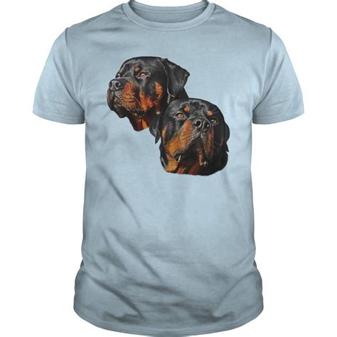 Rottweiler Tshirts Rottweiler Dog Silhouette Mens Premium T Shirt