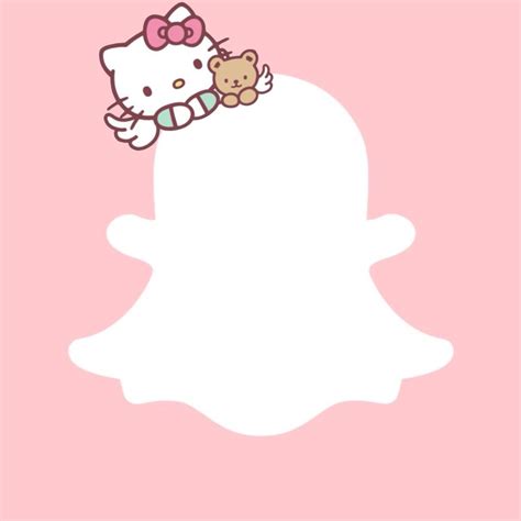 Hello Kitty Snapchat App Icon