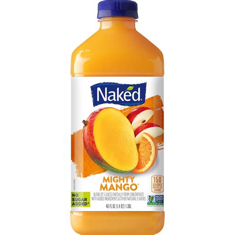 Naked Juice Mighty Mango Flavored Fruit Smoothie Blend Fl Oz