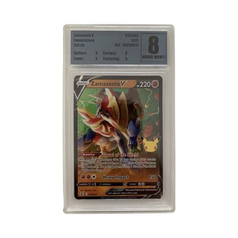 Graded Pokemon Card Celebrations Zamazenta V