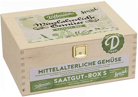 Saatgut Dillmann SBio07 Mittelalterliche Gemüse Saatgut Box S Bio