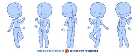 Chibi poses reference (chibi base set #9) by Nukababe on DeviantArt ...