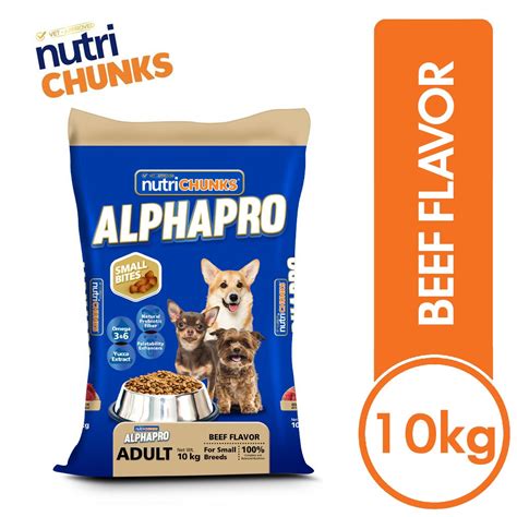 ALPHAPRO Small Bites Adult Beef 10kg Shopee Philippines