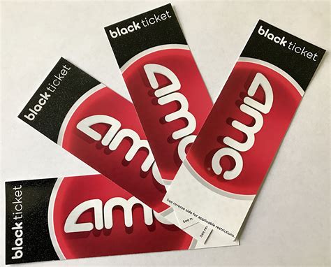 AMC Theatres Two Standard/Digital Movie Black Tickets, Plus, 59% OFF