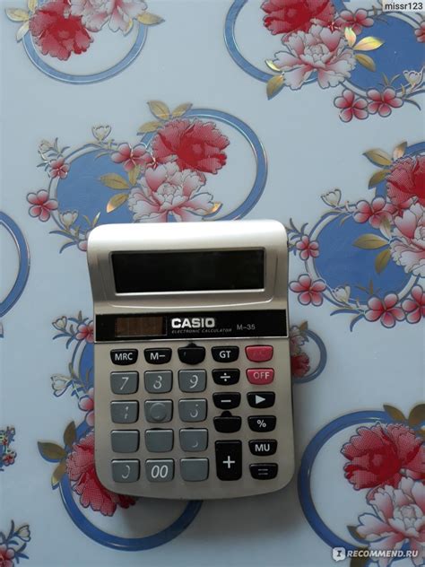 Калькулятор Casio M-35 - «Качественный и удобный калькулятор » | отзывы