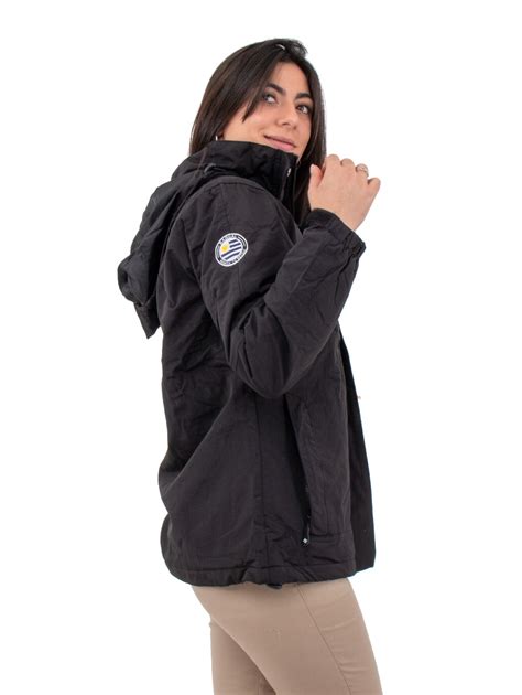 Campera Taslon Dama Negra Bagual