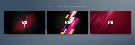 Versus vs background Royalty Free Vector Image