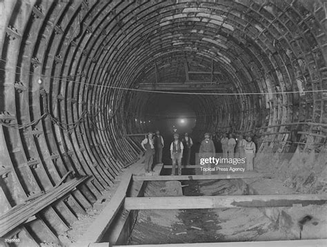 The construction of Rotherhithe Tunnel, London. News Photo - Getty Images