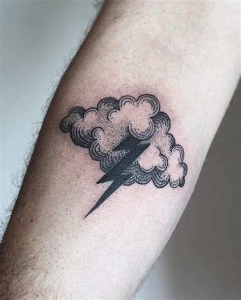 Cloud Simple Tattoo | Tattoos for guys, Cloud tattoo, Small tattoos