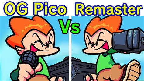 Friday Night Funkin Pico Vs Pico Remastered Vs Pico Hd Fnf Hd Mod