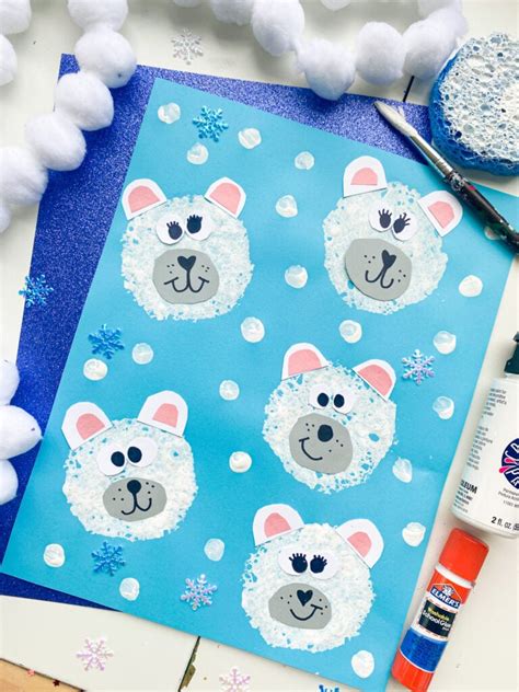 10 EASY Polar Bear Crafts for Kids (2025) - ABCDee Learning